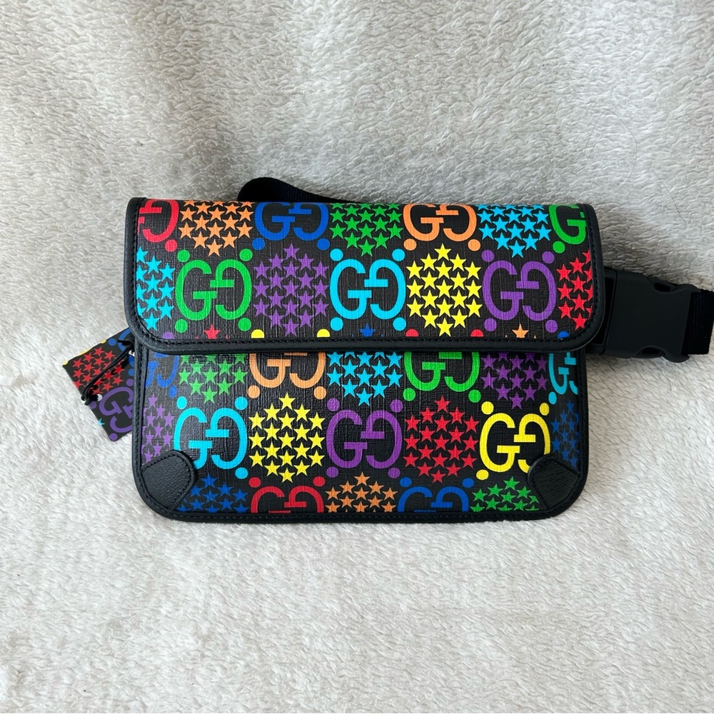 Gucci Colorful GG Star Pattern Belt Bag